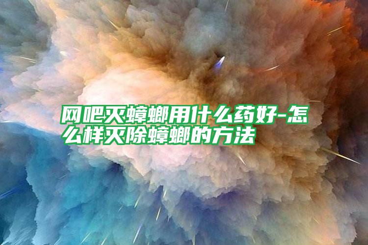 網(wǎng)吧滅蟑螂用什么藥好-怎么樣滅除蟑螂的方法