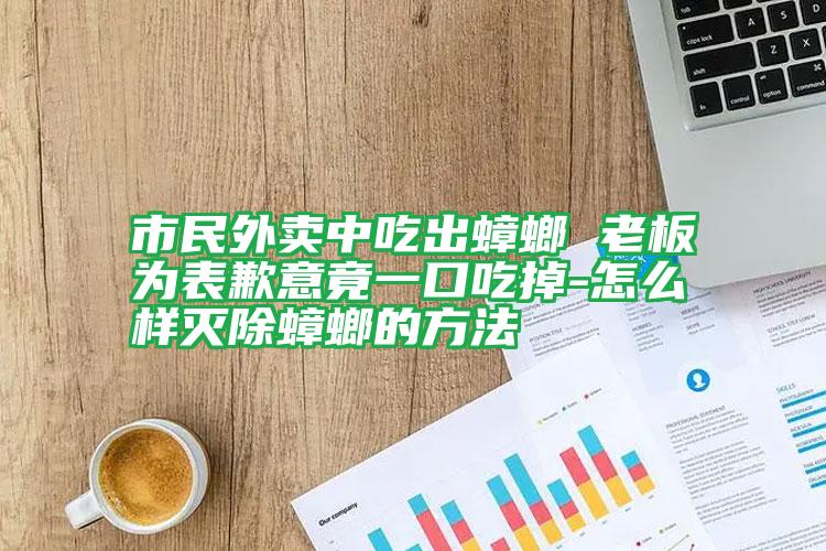 市民外賣中吃出蟑螂 老板為表歉意竟一口吃掉-怎么樣滅除蟑螂的方法