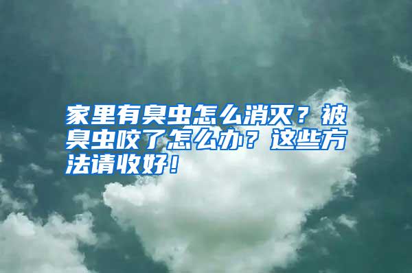 家里有臭蟲怎么消滅？被臭蟲咬了怎么辦？這些方法請收好！