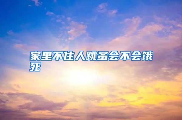 家里不住人跳蚤會不會餓死