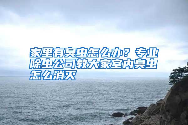 家里有臭蟲怎么辦？專業(yè)除蟲公司教大家室內(nèi)臭蟲怎么消滅