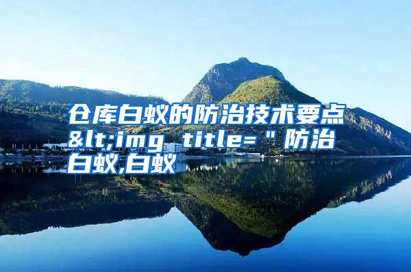 倉(cāng)庫(kù)白蟻的防治技術(shù)要點(diǎn)<img title=＂防治白蟻,白蟻