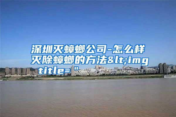 深圳滅蟑螂公司-怎么樣滅除蟑螂的方法<img title=＂