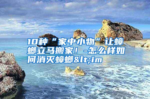 10種“家中小物”讓蟑螂立馬搬家！-怎么樣如何消滅蟑螂<im